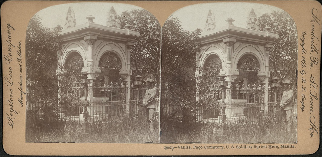 Vaults, Paco Cemetery, U.S. Soldiers Buried Here, Manila.